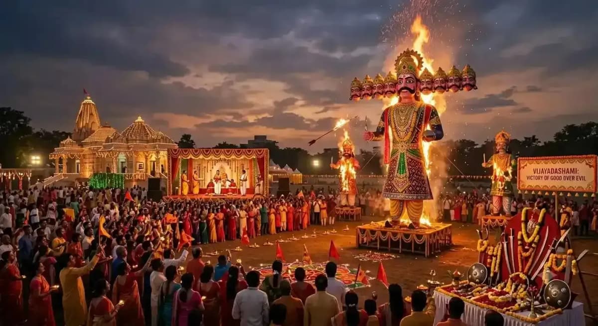 ವಿಜಯದಶಮಿ (ದಸರಾ) 2026: ದಿನಾಂಕ, ಆಯುಧ ಪೂಜೆ, ಕಥೆ ಮತ್ತು ಮಹತ್ವ