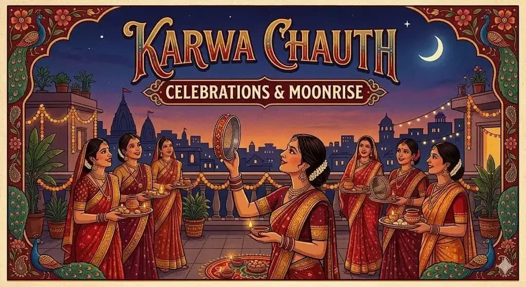 ಕರವಾ ಚೌತ್ 2026: ದಿನಾಂಕ, ಚಂದ್ರ ದರ್ಶನ ಸಮಯ, ವ್ರತ ಮತ್ತು ಮಹತ್ವ — ಹಬ್ಬಗಳು